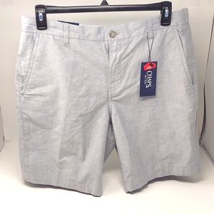 Chaps Men's Coastland Wash Flat Front Short